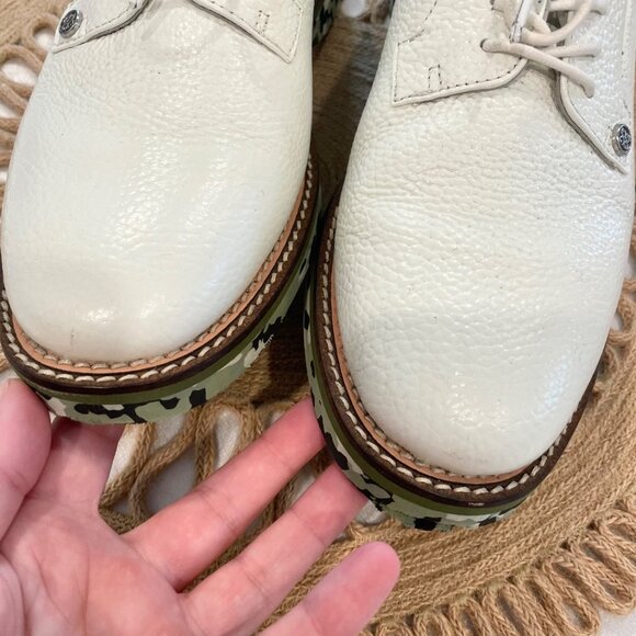 G/Fore Camo Gallivanter Limited Edition Golf Shoes Snow White Olive Size 8.5 - Picture 12 of 16